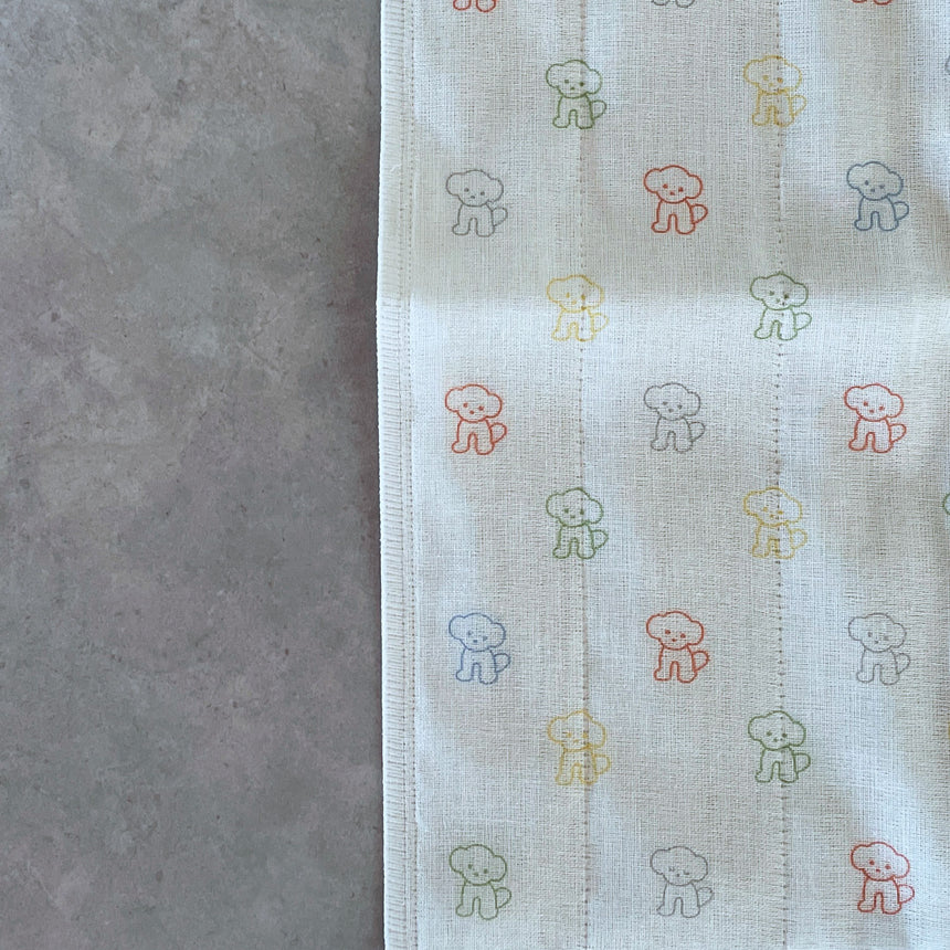 KOINU print mosquito net fabric dish towel